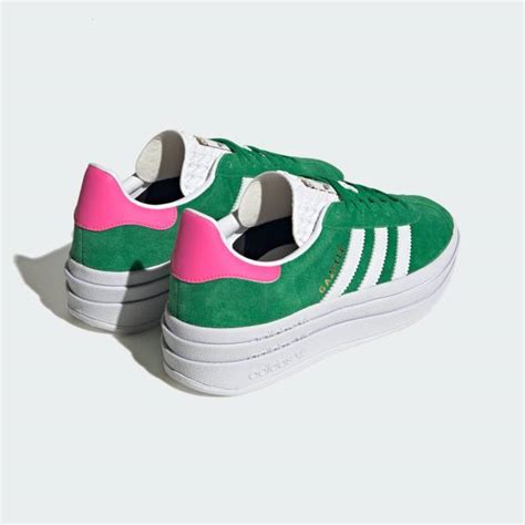 adidas bold grün pink|Adidas gazelle lucid pink.